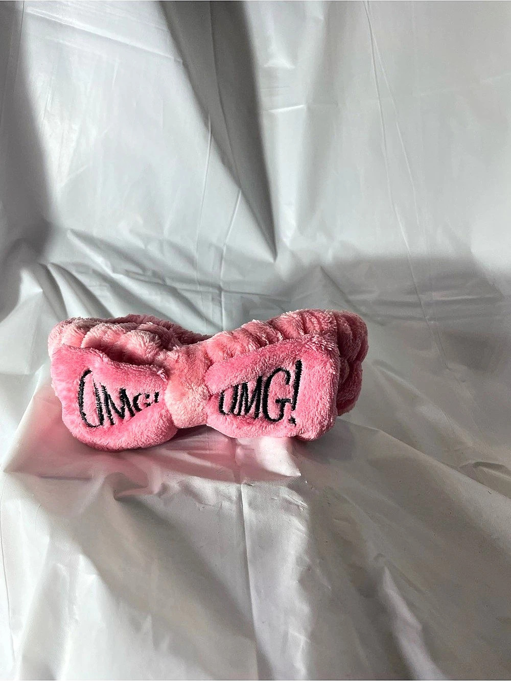Pink Plush Headband